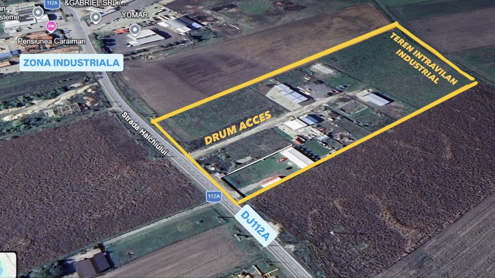 Vând Teren Intravilan Industrial PUZ Codlea Brasov Transilvania Investitie