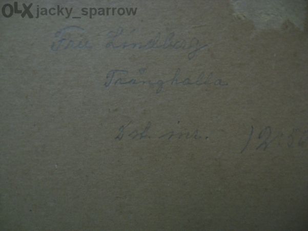 Репродукция На Шведския Художник Louis Sparre В Красива Ретро Рамка От