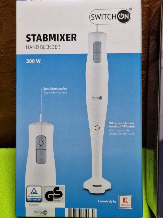 Mixer vertical (blender de mână) marca Switch On, un brand electrocasnic cu putere de 300W