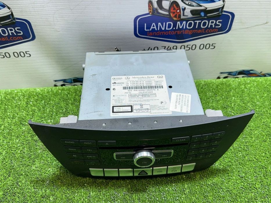 PANOU / SISTEM RADIO / AUDIO / COMUNICATII MERCEDES BENZ W205 C180 1.6 BENZINA 2014 COD OEM A2049001813 / A2049013503 / A2129025008 / BREAK 2014-2021