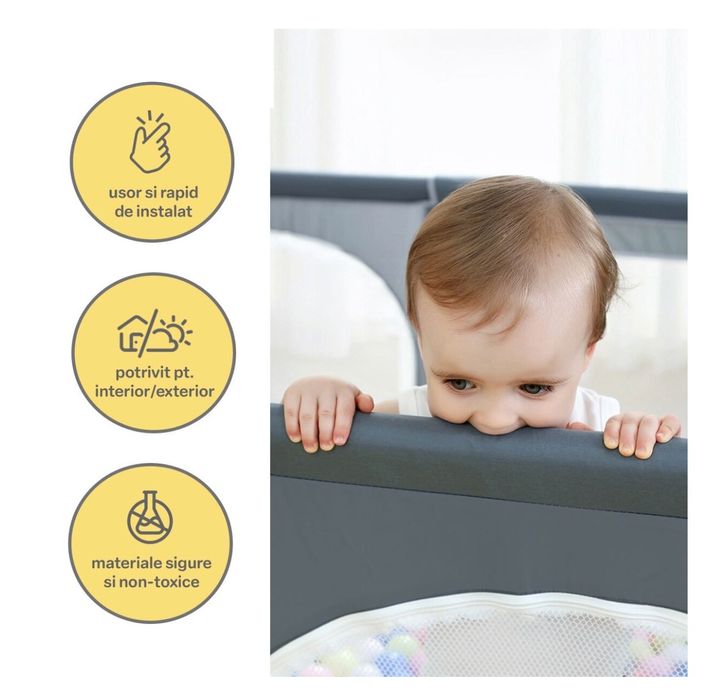 Reducere lichidare de stoc!! Tarc de joaca pentru copii 180x150 cm NOU