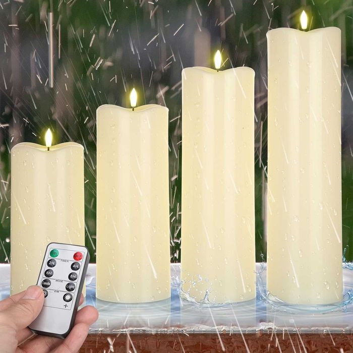 Комплект Плаващи LED Свещи Rossesay – Водоустойчиви, Реалистични
