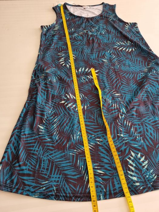 Rochie de vară, cu buzunare, mărimea M, verde