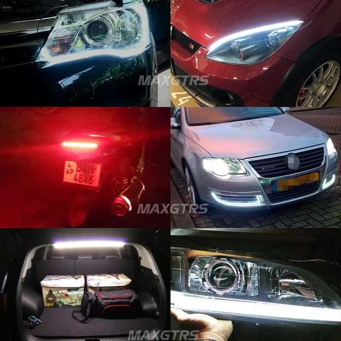 Гибкие дхо, в мягкой направляющей трубке, водостойкие тонкие  45 см