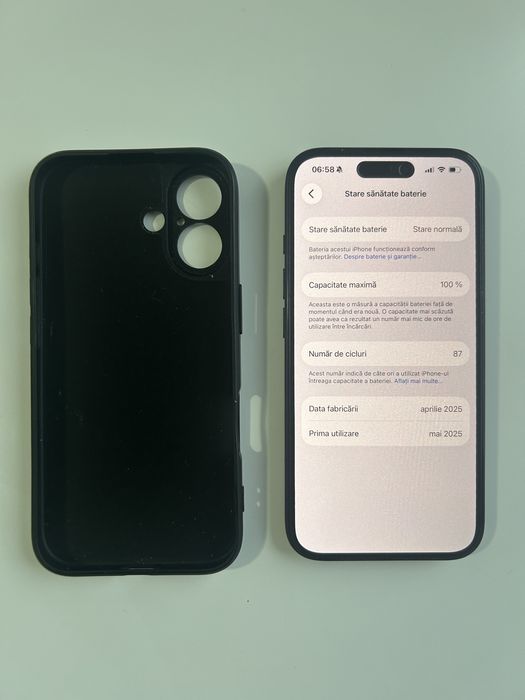Vând/schimb Iphone 16 Black 128 GB
