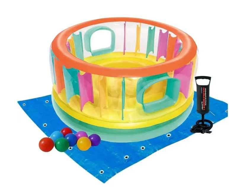 Батут надувной. Диаметр-180 см. Доставка и установка бесплатно