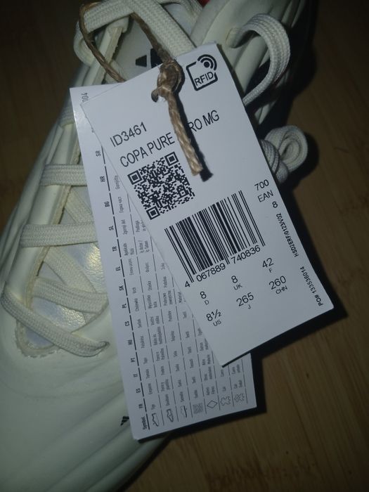 ghete fotbal,pure touch,nr 42,originals