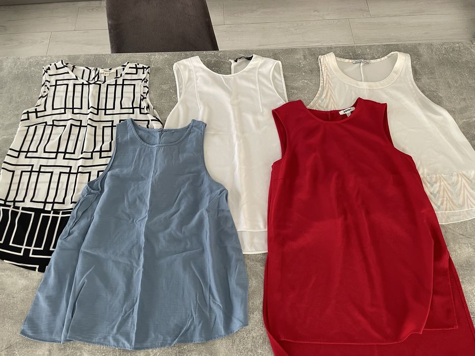 Шифонени топове в размер XS/S - ZARA и COTON