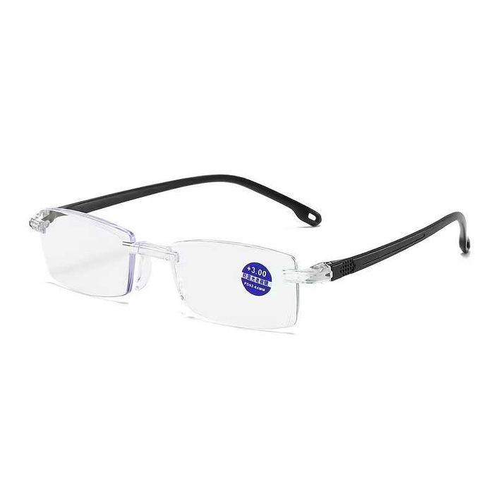 Ochelari de citit +2.00 NOI – model modern, fără ramă, unisex