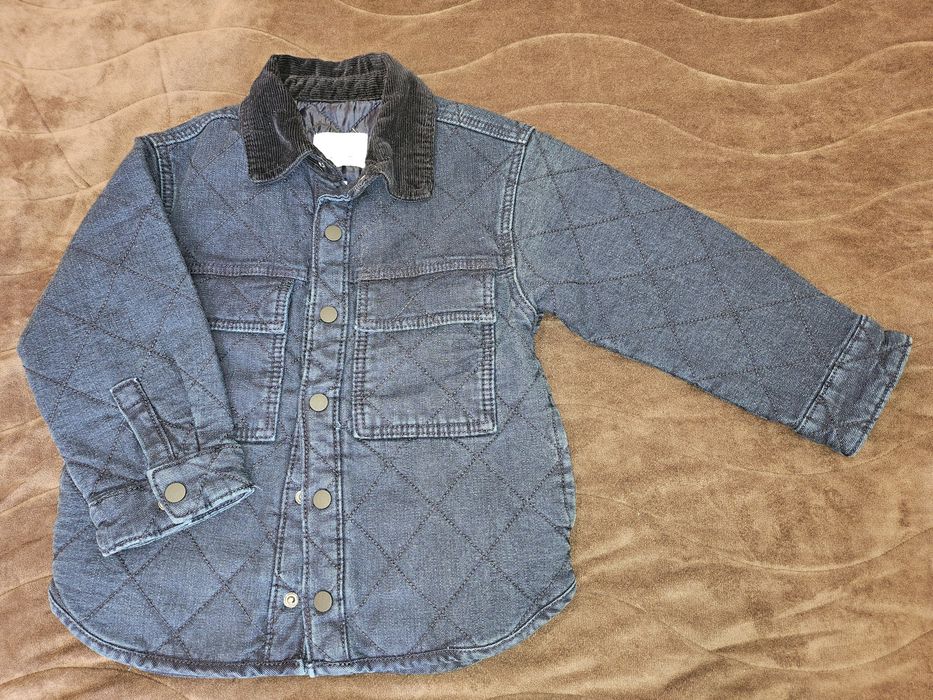 Дънкено преходно детско яке момче Zara ново