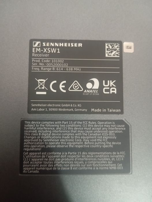 Microfon wireless SENNHEISER-XSW