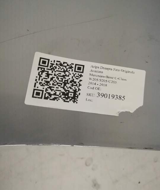 Оригинален Десен Преден Калник / Desen Preden Kalnik Mercedes-Benz C-C