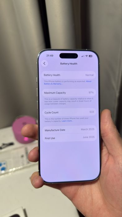 iPhone 16 Pro 97% 256 GB