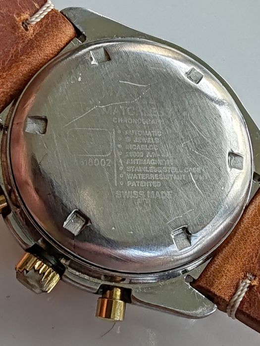 Ceas Marvin Automatic Chronograph Aur-Otel 41 mm