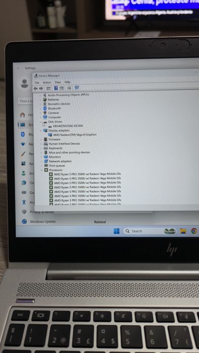 Laptop Hp Elitebook 745 G6, ryzen5, 16Gb, ssd256, 14.1Fhd, ,video 2GB