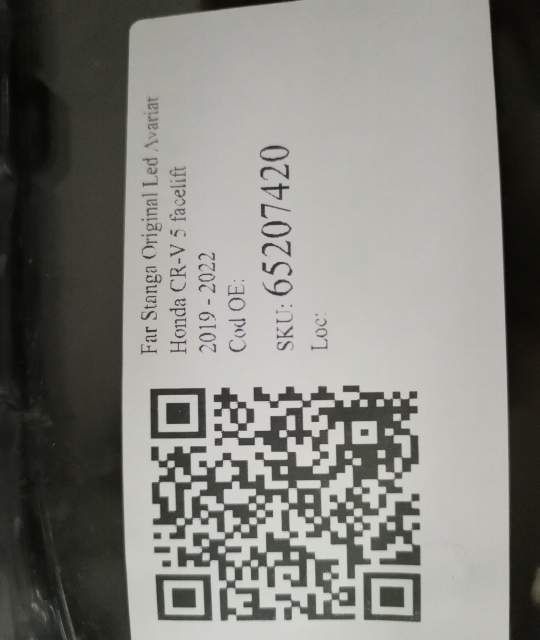 Ляв фар Оригинален Led Повреден Хонда / Honda CR-V 5 фейслифт [Преведе