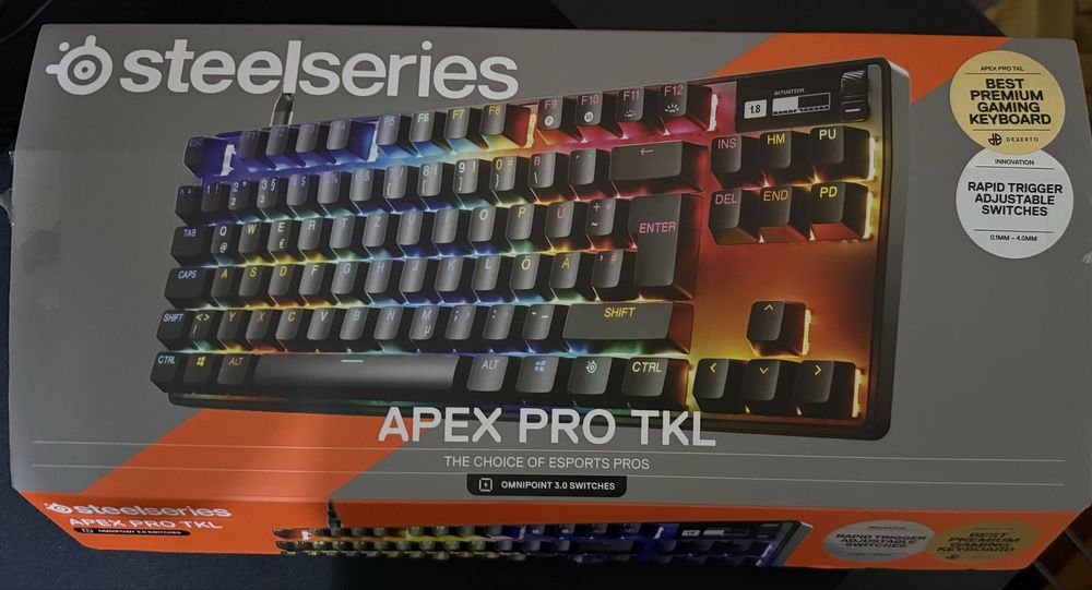 ЧИСТО НОВА Клавиатура Apex Pro Tkl Gen 3-Uk layout