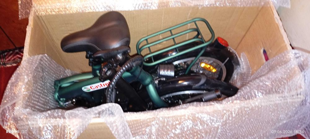 vind bicicleta electrica pliabila noua nouta  la cutie 2300 lei