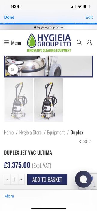 Aspirator profesional Duplex Jet Vac Ultima