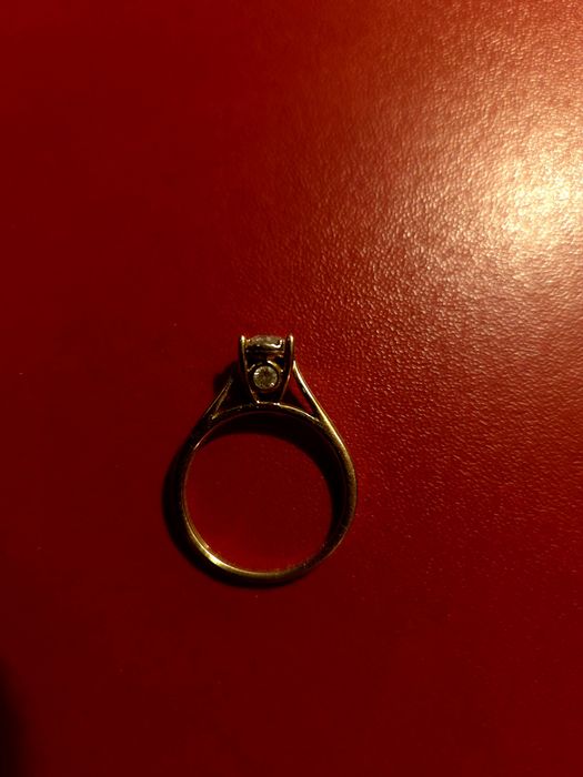 Inel Logodnă Aur Galben 14K cu Diamant Natural 0.50ct