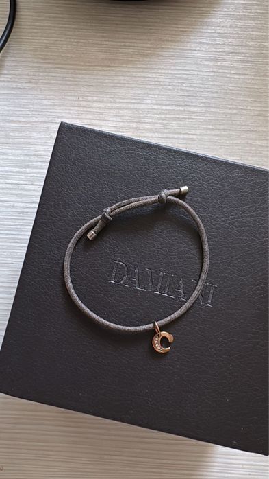 Браслет Damiani оригинал с бриллиантами розовое золото