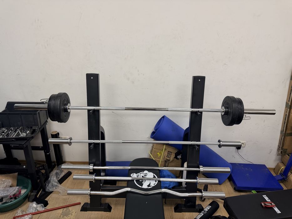 Bari olimpice 50 mm noi, de la 120 cm. Pana la 220 cm si 20 kg si z