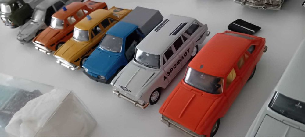 USSR, CCCP, СССР, 1:43 Moskvich, Chaika, Mercedes Lada ZIL 131