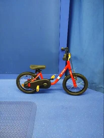 Bicicletă 2 în 1 Discover 500 14" roșu copii - (SecondHand) Decathlon