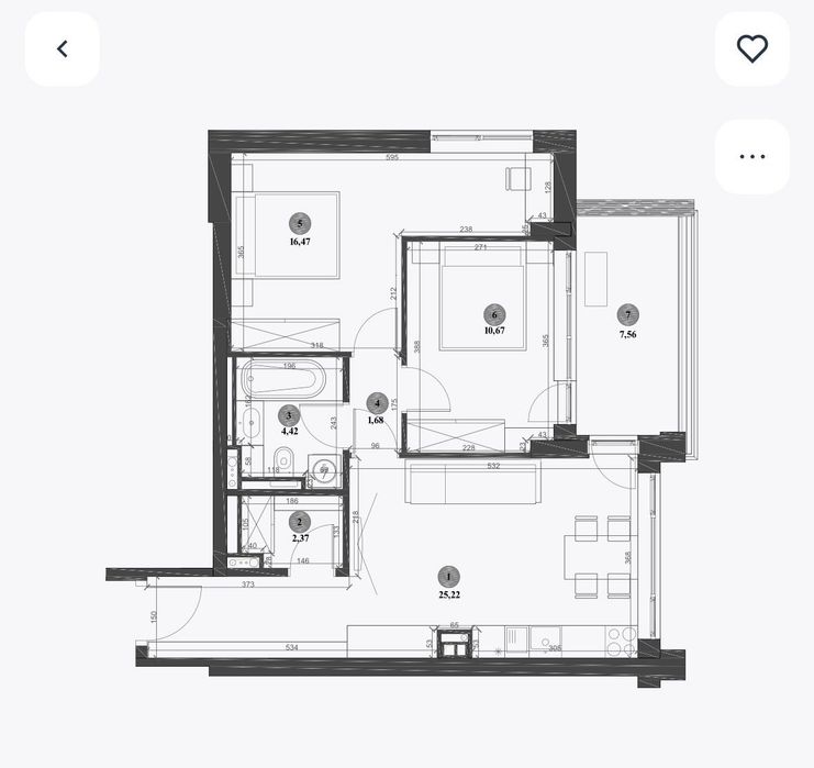 Тристаен апартамент с морска гледка в премиум комплекс Emerald Residence, к.к. Чайка
