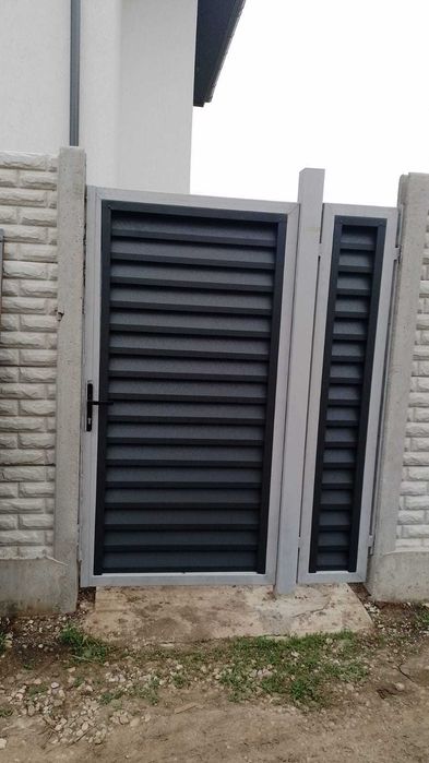 Gard metalic jaluzea | Suruburi ascunse | Bacau | Model 2025 |