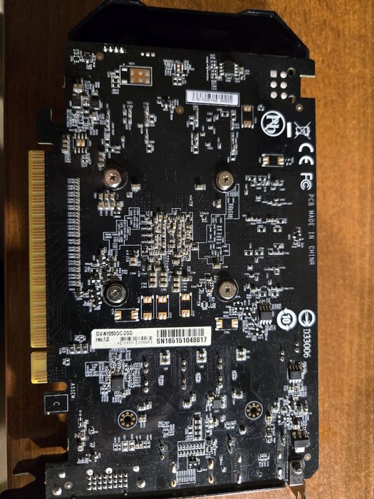 Видеокарта gigabyte gtx 1050 oc
