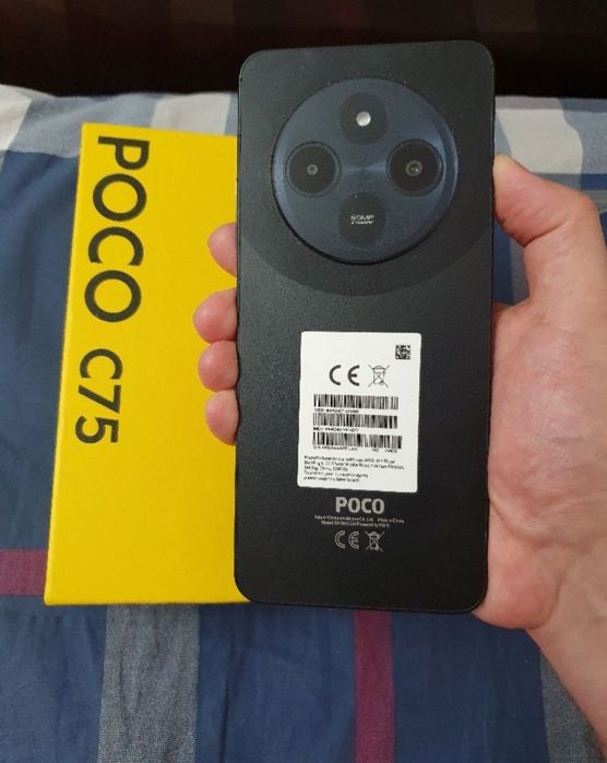 Xiaomi Poco C75 16/256GB Black Orginal Igravoy Karobka Holati Ideal