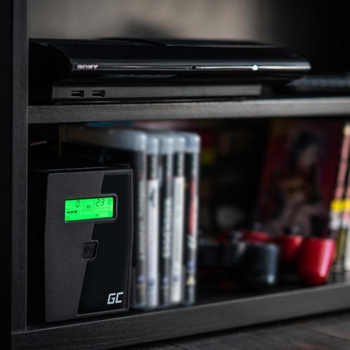 UPS Green Cell 1200W 2000VA Micropower line-interactive USB RJ45 LCD дисплей 4 Schuko контакта