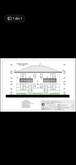 Duplex din faza de proiect !