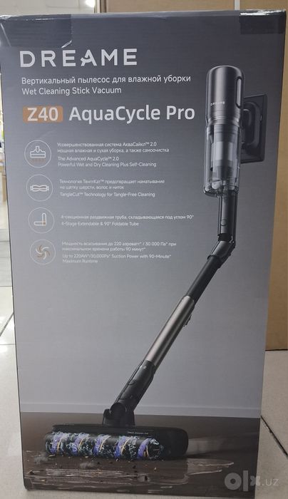 DREAME Z40 Aqua Cycle Pro
Z40 AquaCycle Pro
So‘rish kuchi
220 aW / 30