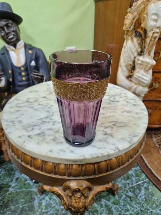 Страхотна антикварна колекционерска ваза Moser