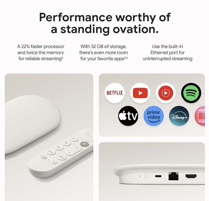 Google TV Streamer 4k 32GB Porcelain Ultimul model NOU Bucuresti