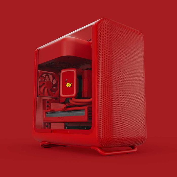 Компютърна кутия HYTE X50 Midi Tower - Wild Cherry