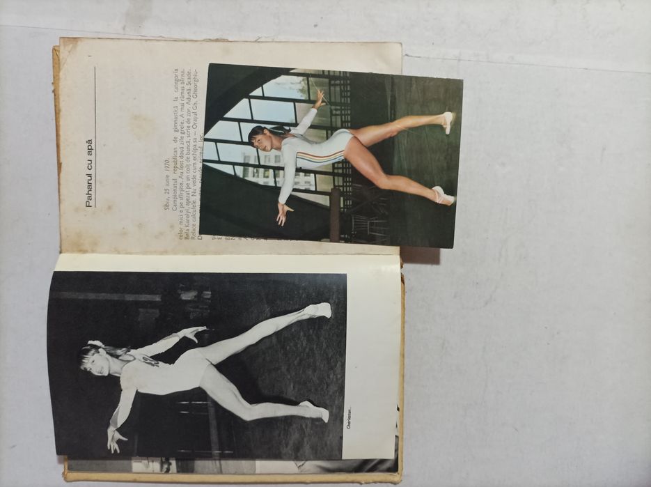 Carte și vedere Nadia Comăneci - Lot reviste Tehnium anii "73-"87 și