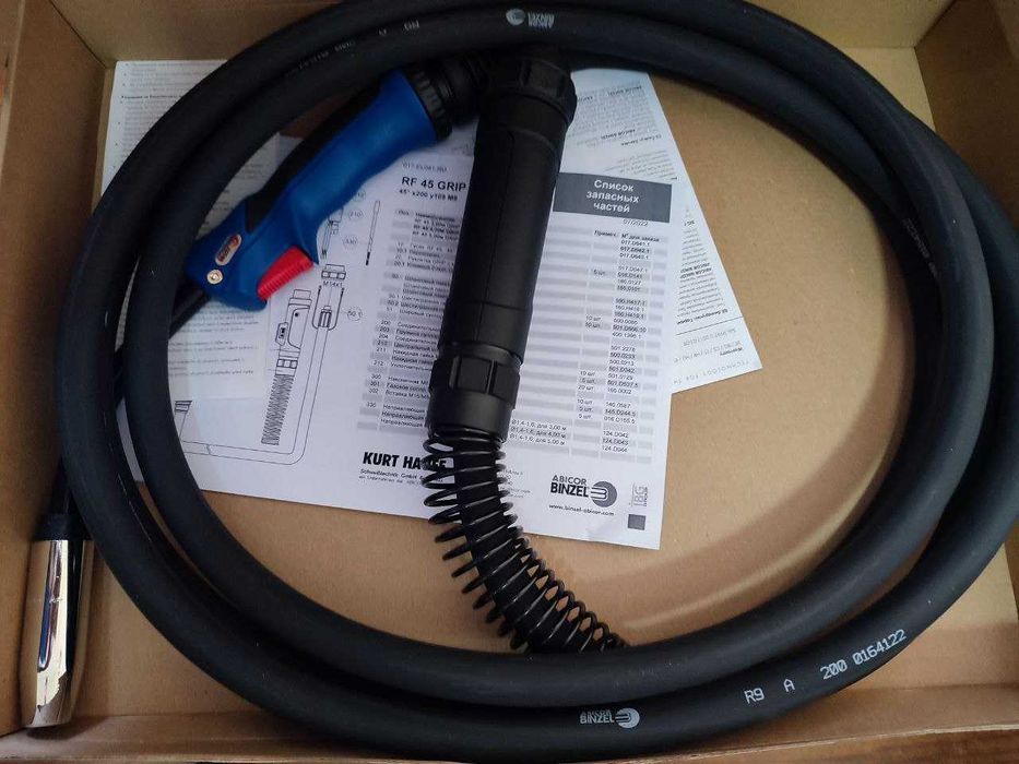 Горелка RF 45 GRIP-S 5м Abicor Binzel Германия (полуавтомат)