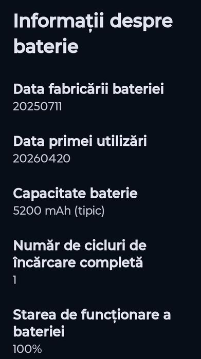 Vând/schimb Motorola G06, ecran 6,88 inchi, 4/128GB, 2 ani garanție.