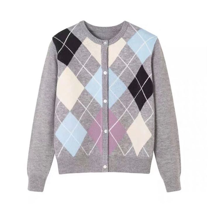 НОВЫЙ  Кардиган в ромбик