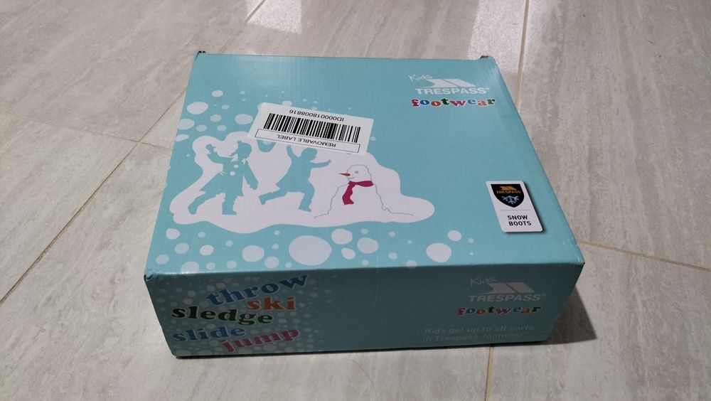 Trespass - Cizme de iarna impermeabile Stroma II, Roz, mărimea 34 !
No