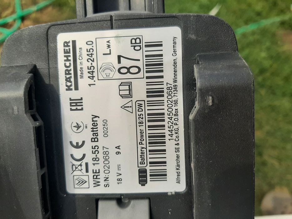 Karcher-Керхер - 18v тример акумулаторен