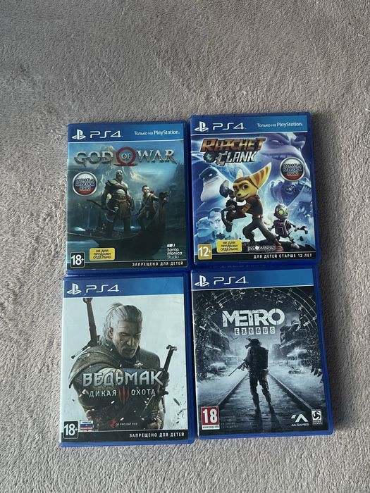 Продам игры на playstation 4