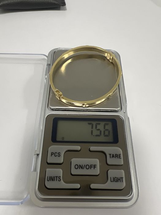 Vand bratara Aur 18karate  model Love Cartier