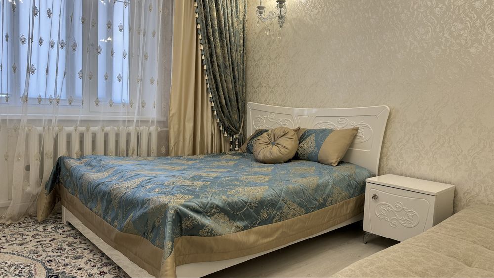 Шторы с покрывалом