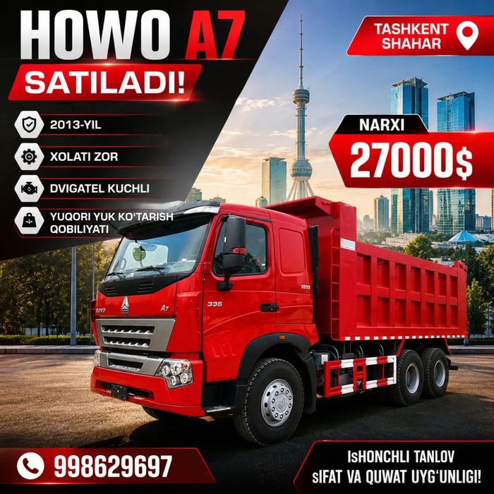 Howo A7 satiladi
