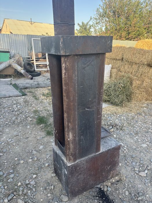 Печь для бани.  Газом тоже