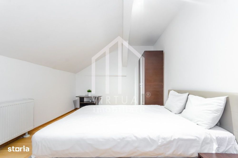 Apartament cu 3 camere + balcon, mobilat - Broscarie